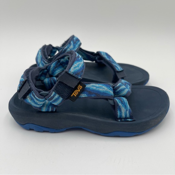 Teva Kid's 11 Hurricane XLT 2 Sandal Delmar Sea Blue Wave 1019390Y Waterproof - Picture 5 of 12